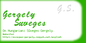 gergely suveges business card